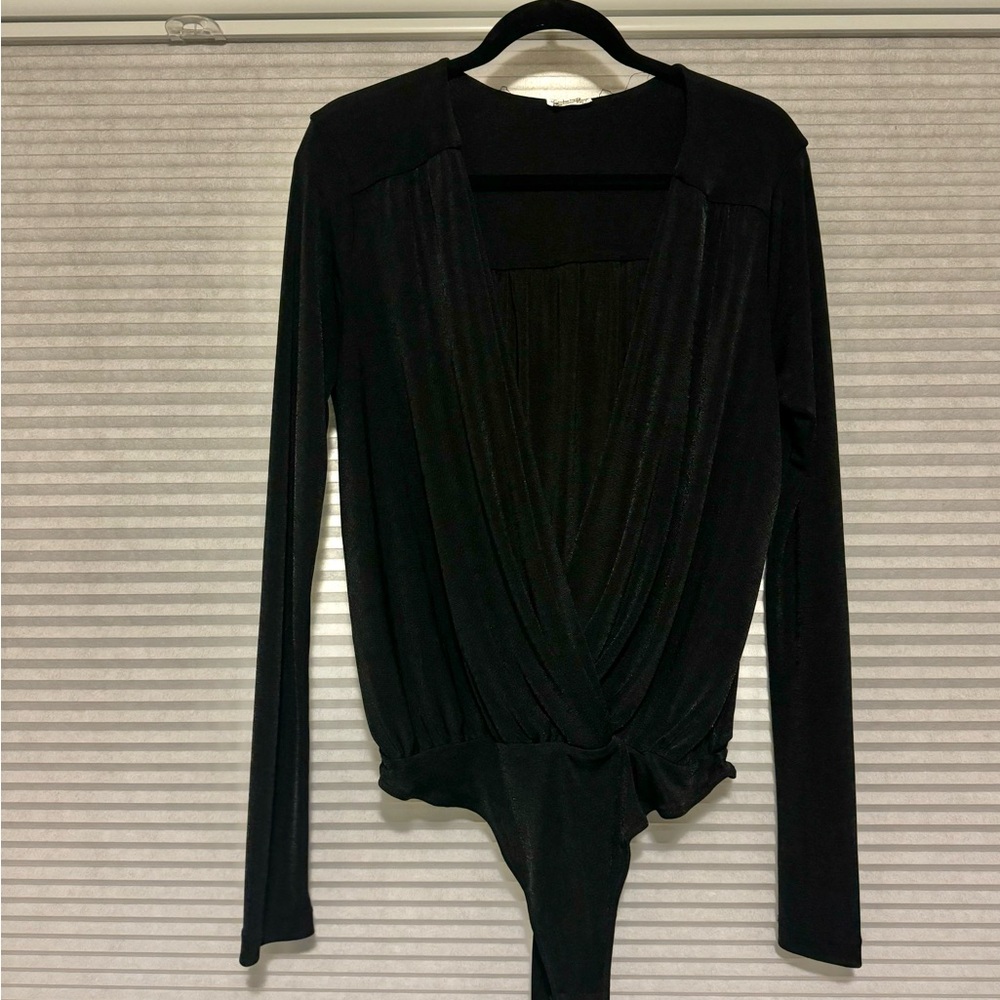 Free People long sleeve bodysuit
